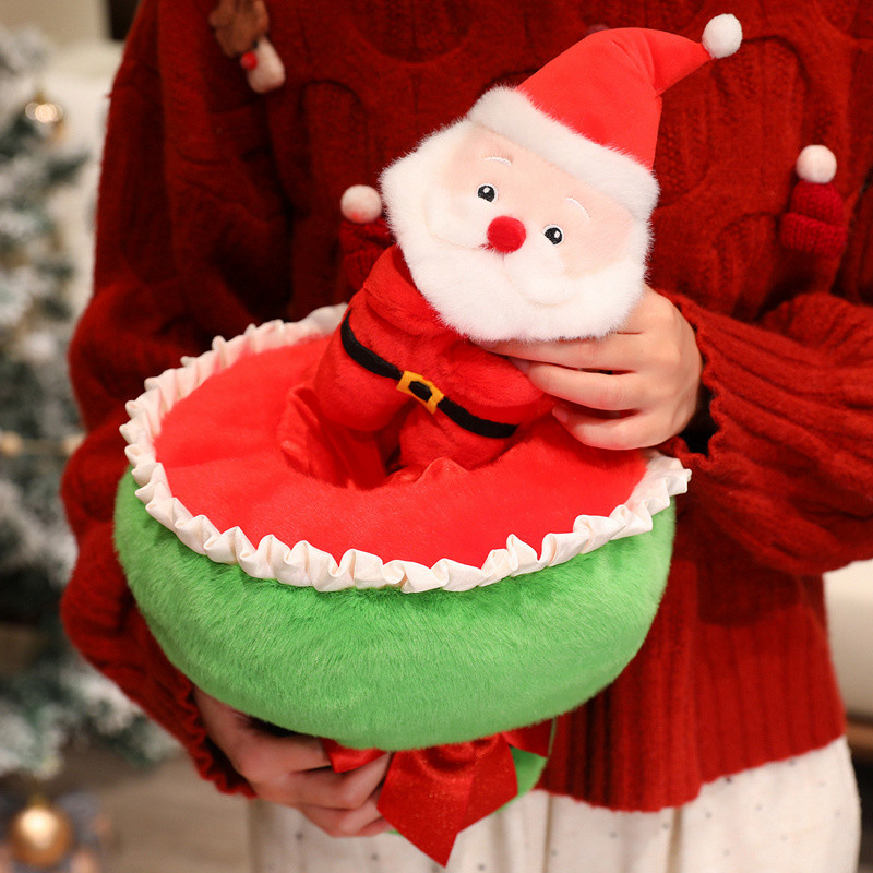 ((DANBAO) Quà tặng Giáng sinh sáng tạo Đồ chơi sang trọng Búp bê cây thông Noel dễ thương Bó hoa Giáng sinh Chất liệu ông già Noel Quà tặng mềm cho bạn bè Quà tặng Giáng sinh Đồ chơi DANBAO