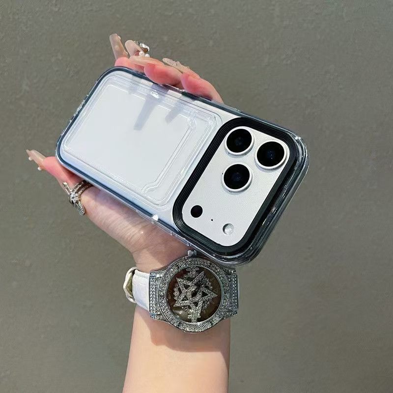 Ốp điện thoại cứng pha lê trong suốt sang trọng phù hợp cho iPhone 17 16 15 14 13 12 11 Pro Max Plus 17Air Ốp lưng