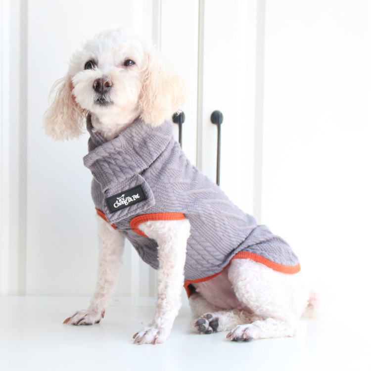 Thú Cưng Casual Retro Thú Cưng Dệt Kim Áo Len Chó Nhỏ Đa Năng Corgi Quần Áo Mùa Đông Thú Cưng Giáng Sinh Quần Áo Bán Buôn