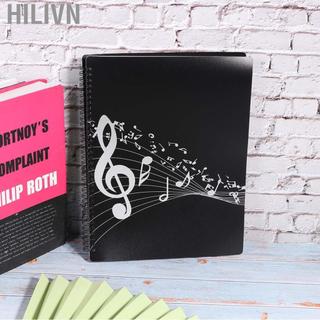 Hilivn Tập Tin Nhạc Bền Đẹp Thư Mục A4 Phụ Kiện Âm Nhạc Cho Đàn Guitar Học Sinh Piano Sử Dụng