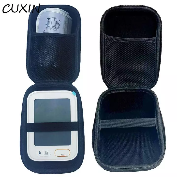 Túi bảo vệ máy đo huyết áp CUXIN, Hộp đựng máy đo huyết áp cầm tay chống sốc, Tam giác chống nước bền có tay cầm Túi đựng du lịch Tổ chức tại nhà