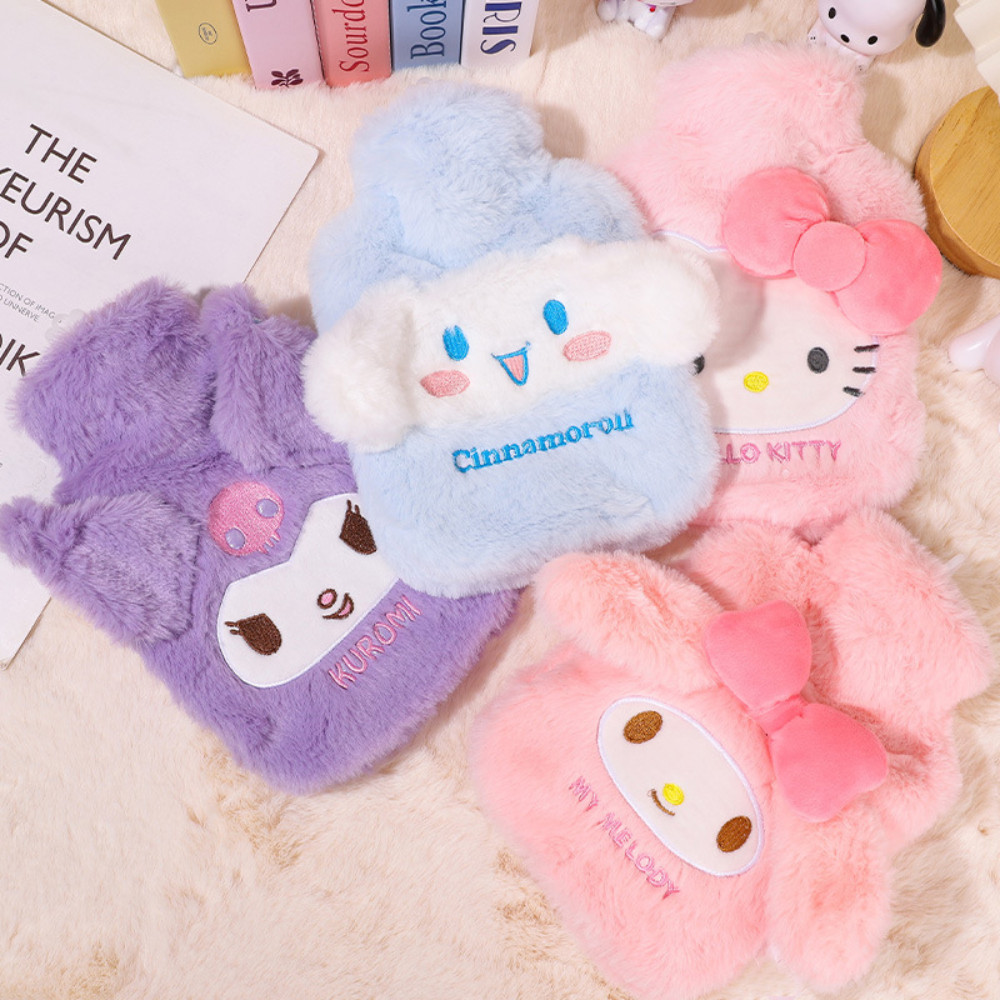 Túi Chườm Bụng Giữ Nhiệt Hello Kitty, Túi Sưởi Ấm Đau Bụng Kinh Lông Cừu Mềm Mại Nhiều Mẫu Dễ Thương