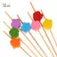 PlumHOUSE 100 Chiếc Dễ Thương Mận Tre Xiên Thực Phẩm Cocktail Chọn Buffet Trái Cây Cupcake Nĩa Gậy Tiệc Trang Trí Bàn Tiếp Liệu VN