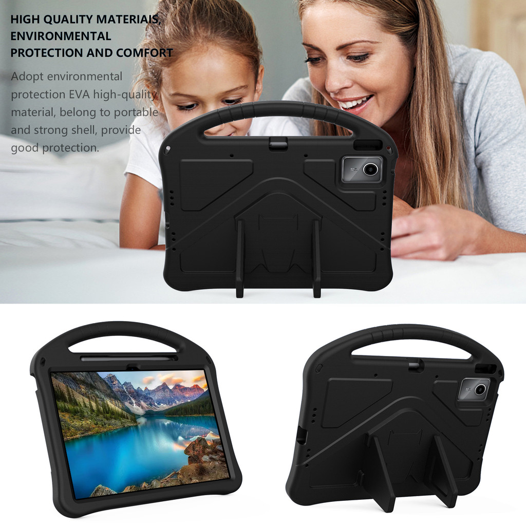 Ốp Lưng Tương Thích Cho Xiaoxin Pad 12.1 2025 TB365FC Lenovo Idea Tab Plus 12.1 TB361FC Bọt EVA Trẻ Em Trẻ Em Phụ Kiện Chống Sốc Vỏ Cầm Tay Khoảng Ngang