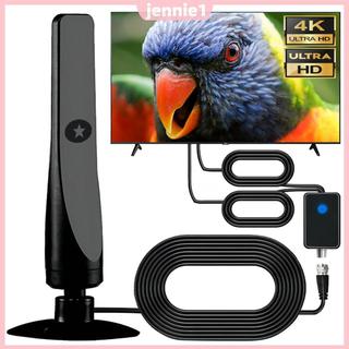 Ăng-ten kỹ thuật số TV có cốc hút tăng cường tín hiệu Ăng-ten TV Hỗ trợ phích cắm 25DBI trên không có độ lợi cao 4K 1080P cho TV kỹ thuật số thông minh [jennie1.vn]