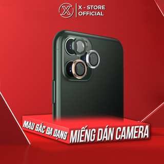 Khung bảo vệ camera điện thoại, dán viền camera kim loại, ốp kính lens chống xước, siêu trong - MDNCIP01
