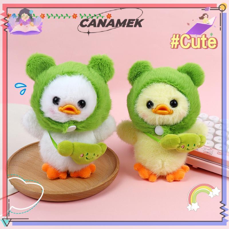 CANAMEK Dễ Thương Vịt Búp Bê Móc Khóa Cho Túi Mặt Dây Chuyền Vịt Nhỏ Dễ Thương Sang Trọng Móc Khóa Vịt Ngộ nghĩnh Sang Trọng Mặt Dây Chuyền Móc Khóa CSF