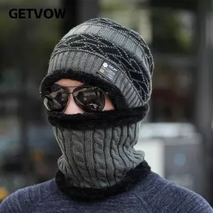 Mũ Beanie Dệt Kim Dày Lớp Lông Cừu - Ấm Áp Cho Thu Đông GETVOW