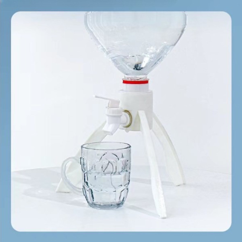 Giá đỡ bình nước kèm vòi tiện lợi, kệ úp bình nước đóng chai dùng cho gia đình và văn phòng hiện đại