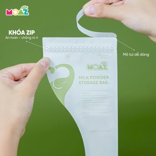 Túi trữ sữa bột moaz eco an toàn, tiện lợi
