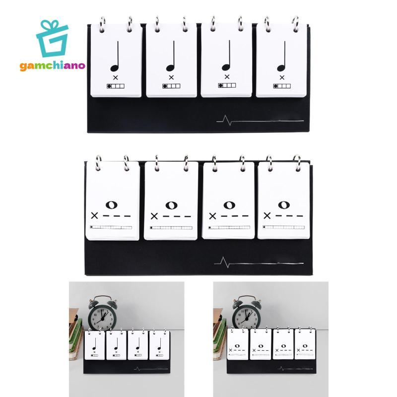 Gamchiano Thẻ nhịp điệu trang có thể xoay cho các tờ nhạc trong học đàn Guitar và Piano