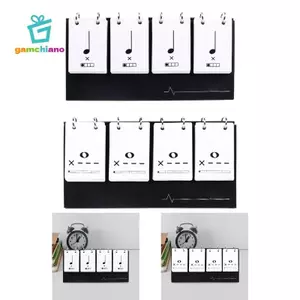 Gamchiano Thẻ nhịp điệu trang có thể xoay cho các tờ nhạc trong học đàn Guitar và Piano