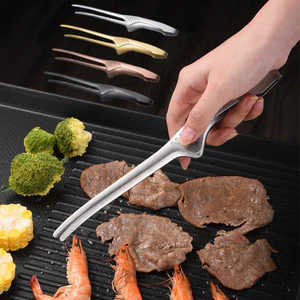Tiện ích nhà bếp Kẹp quay ngược thực phẩm Phụ kiện thịt nướng Đa năng