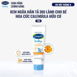 Kem chống hăm tã dịu lành CETAPHIL BABY DIAPER CREAM CALENDULA 70G