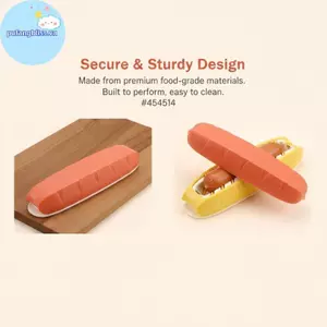 Pufangbliss Hot Dog Máy Thái Máy Rửa Bát An Toàn Xúc Xích Cắt Cho 1 Hotdog Hiệu Quả Bếp Nướng Cắm Trại Sử Dụng VN