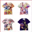 The Amazing Digital Circus Cosplay vải 3D mùa hè Áo thun ngắn tay Anime