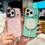 Ốp Điện Thoại Mềm Màu Trơn Từ Tính Cho iPhone 17 Pro Max 16 15 14 13 12 11 Vỏ Bảo Vệ Chống Sốc