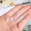 Nhà búp bê thu nhỏ Spice Ra Kit 4 lọ thủy tinh trong suốt Giá đỡ bằng gỗ màu vàng cho bộ sưu tập thu nhỏ Người yêu thích