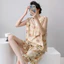 Bộ đồ ngủ không tay dành cho nữ có thiết kế chống phơi sáng cho phòng ngủ Giải trí trong nhà Hàng ngày Hoạt động thư giãn ngoài trời thông thường