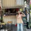 Cổ chữ V màu vàng lưng đẹp hoa dành cho nữ mùa hè Phong cách thuần khiết khao khát gợi cảm Cô gái nóng bỏng Áo không tay hở lưng đẹp