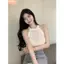 Summer Pure Desire Hot Girl Halterneck Dệt kim Camisole Niche Design Sense Inner Wear Base Top Nữ