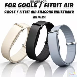 Dây đeo thể thao BRARAA, Dây đeo theo dõi thể dục mềm có thể điều chỉnh, Vòng đeo tay thay thế silicon thiết kế vòng lặp cho Google Fitbit Air dành cho nam nữ