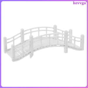 Cầu vòm thu nhỏ để trang trí sân vườn Mini Mô hình cầu cổ điển nhỏ -Phụ kiện cảnh quan bằng nhựa Cầu nhỏ Trang trí bàn cát Trang trí kevga