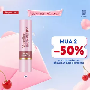 Son màu Nude Vaseline Emily In Paris Nude Nouveau Tinted Lip Balm 3g