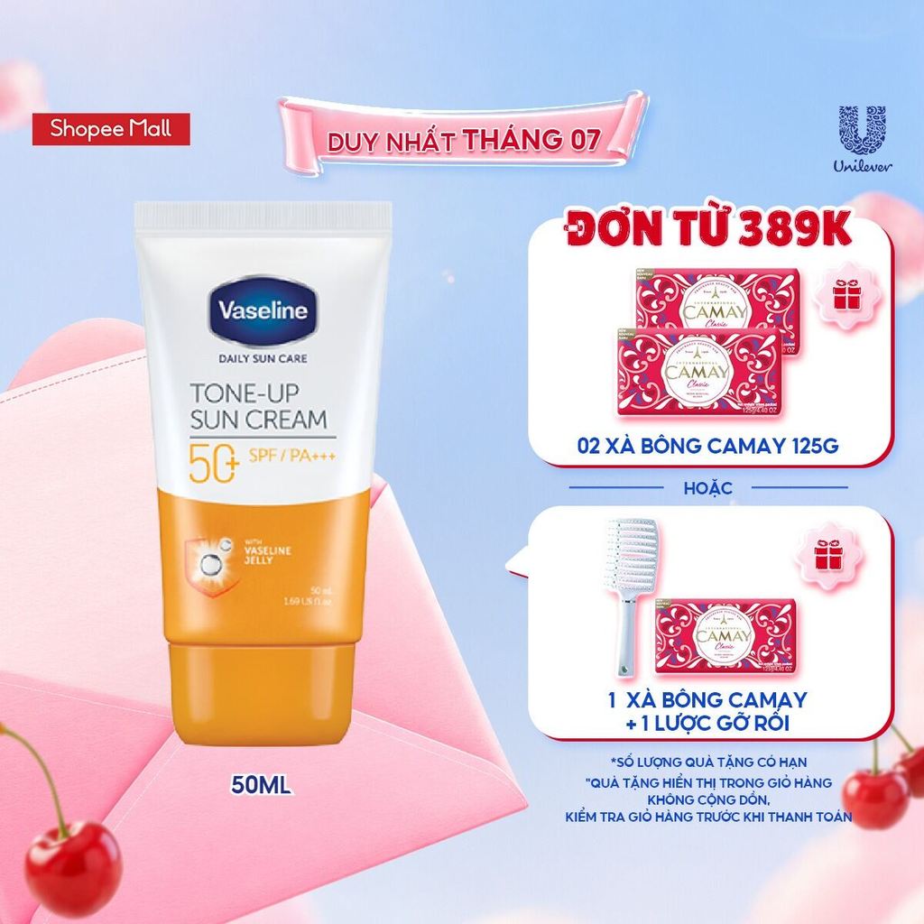 Kem chống nắng Vaseline Tone-up 50ml