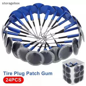 24 Miếng Dán Lốp Bộ Miếng Dán 36 * 4mm Miếng Dán Sửa Chữa Lốp Bộ Cắm Nấm Miếng Dán Kẹo Cao Su Cho Lốp Tread Sửa Chữa thủng Đẹp