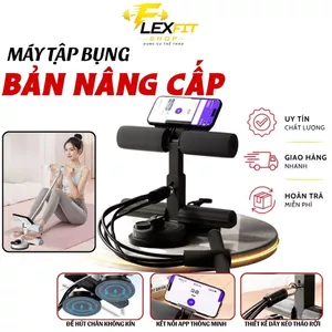 FlexFitShop Dụng cụ tập cơ bụng eo gym đồ dùng thể thao tại nhà đa năng, gập bụng giảm eo béo nam nữ DC003