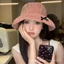 Phiên Bản Hàn Quốc Mới Kẻ Sọc Nơ Xô Mũ Nữ Du Lịch Mùa Hè Thể Hiện Mặt Nhỏ Viền Lật Chống Nắng Mũ Chống Nắng