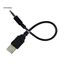 < CarFashion > 35mm Nam Sang USB AUX Jack Cáp Âm Thanh Sạc Dây Cho Xe MP3