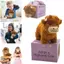 YOLOGO Highland Cow Legend Plushie, Đồ chơi sang trọng Fluffy Bull Fluffy Highland Cow Soft Toy, Búp bê động vật nhồi bông thực tế dễ thương