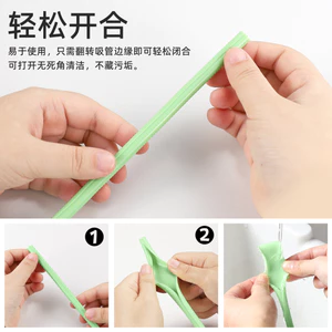 Ống hút mở và đóng bằng silicon Ống hút silicon cấp thực phẩm Màu sắc có thể gập lại Ống hút làm sạch có thể tháo rời H9YK