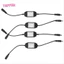Bộ điều chỉnh độ sáng LED YOFFOR 4 CÁI, Bộ điều khiển điều chỉnh độ sáng RGB màu đen