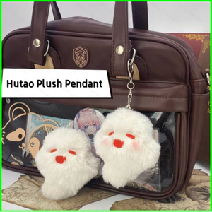 HT3 Genshin Tác Động Hutao Ma Búp Bê Sang Trọng Túi Mặt Dây Chuyền Móc Khóa Anime Kawaiio Hồ Tao Đồ Chơi Búp Bê Nhồi Bông Quà Giáng Quà Tặng TH3