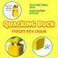 Croaking Ếch Fidget Móc Khóa Có Âm Thanh Đèn LED Di Động Mini Giảm Căng Thẳng Đồ Chơi Vòng Chìa Khóa Cho Du Lịch Sử Dụng Văn Phòng Tại Nhà