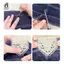 5 Cái Không Ràng Buộc Quần Jean Thắt Lưng Mở Rộng Cotton Mềm Rỗng Ren Thắt Lưng Mở Rộng Cho Nữ Sau Sinh Mới