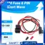 Cáp dây cấp nguồn sóng ngắn 30A 1M 6 PIN cho FT-857D FT-897D