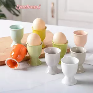 Cốc đựng trứng bằng gốm Màu kẹo Cốc phục vụ sáng tạo cho nhà bếp Cốc đựng trứng ăn sáng Tiệc cung cấp trứng