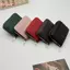 HFSHY 1 Cái Dây Kéo Ví Mini Đơn Giản Da PU Nam Nữ Ví Đựng Tiền Xu Di Động Nhiều Tiền Khe Cắm Túi Đựng Thẻ Ví Ngắn VN