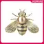 JASMINE Dòng Côn Trùng Thổ Cẩm Tinh Tế Thổ Cẩm Pha Lê Kim Cương Giả Pin Trang Sức JASMINE