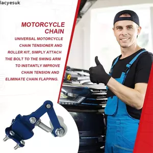 Bộ điều chỉnh xích xe máy LACYESUK, Hướng dẫn căng thẳng xe máy mượt mà hơn nhiều màu, Lắp đặt dễ dàng Di động bền bỉ mà không cần rung Bộ căng xích xe đạp Xe đạp cơ giới