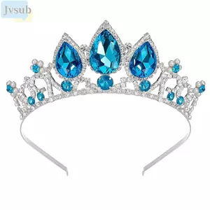 JVSUB Công Chúa Vương Miện Mũ Sinh Nhật Handmade Pha Lê Bling Bling
