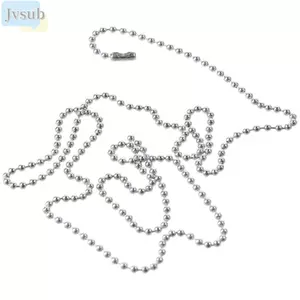 Dây kéo JVSUB 36 ", #6 Kích thước Bộ mở rộng chuỗi hạt bạc, Con lăn mở rộng bằng thép không gỉ chống gỉ Rèm cửa sổ mù dọc