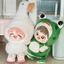 Lớn Ngỗng Trắng Quần Áo Cho Bé Cotton Quần Áo Búp Bê 20cm Quần Áo Trẻ Em Bán Cub Ếch Ngộ nghĩnh Mũ Đội Đầu Búp Bê Siêu Rẻ 7.6
