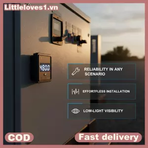 Littleloves1 GV13T Bảng Điều Khiển Gắn Máy Phát Vôn Kế Tần Số Đồng Hồ Đo Hiển Thị Kỹ Thuật Số Hình Ảnh Rõ Ràng Cho Điện Áp Và Tần Số VN