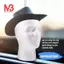 Nam Tóc Giả Hiển Thị Thẩm Mỹ Đầu Mannequin Đứng Mẫu Bọt Trắng