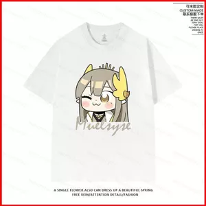 Arknights Endfield Muelsyse Unisex Xu Hướng Thời Trang Mùa Hè Áo Thun Anime Tay Ngắn